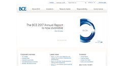 Desktop Screenshot of bce.ca