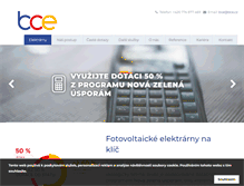 Tablet Screenshot of bce.cz