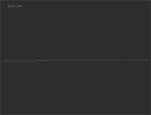 Tablet Screenshot of bce.be